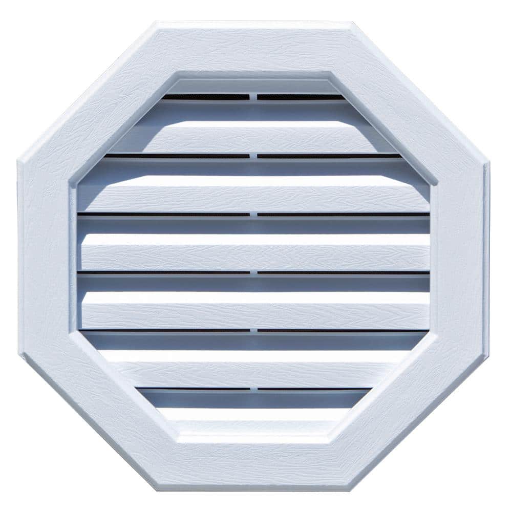 16 in. x 17.50 in. Polypropylene White Octagonal Gable Vent price history on PriceWatchPro