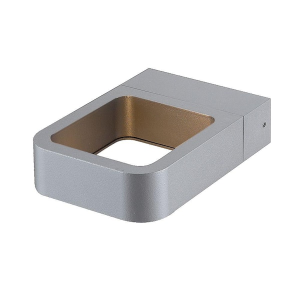 Eurofase Staple Collection 1-Light Marine Grey Outdoor Wall Lantern Sconce