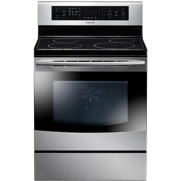 Samsung 5.9 cu. ft. Induction Range Double Oven with Self-Cleaning True Convection Oven in Stainless Steel