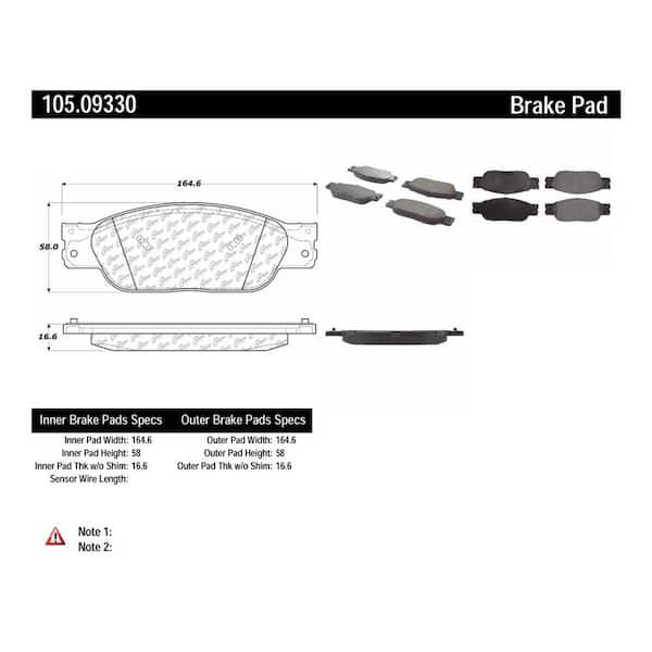 Centric Parts Disc Brake Pad Set