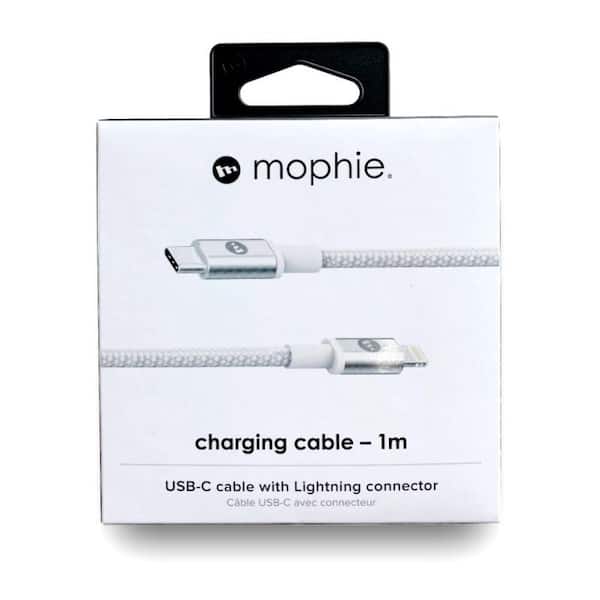 mophie Cable USB-A de carga rápida a USB-C - Cable 3M - Blanco