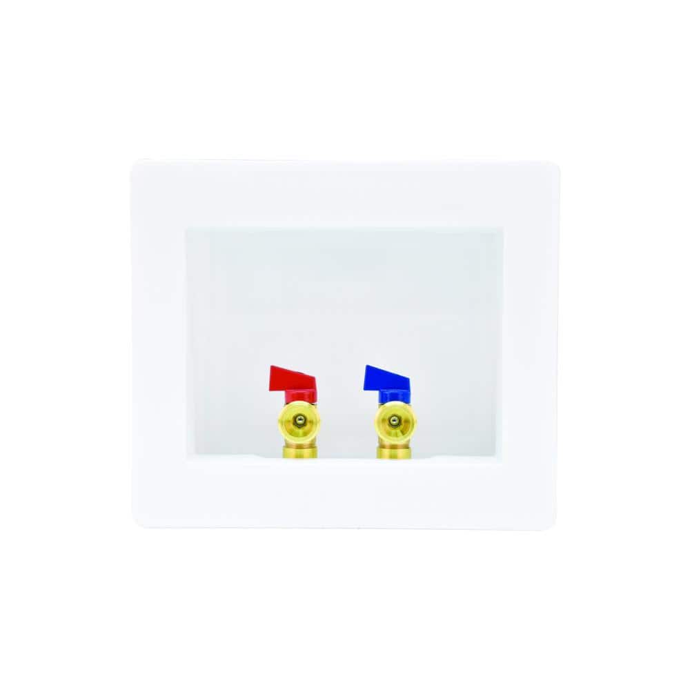EASTMAN 1/2 in. CPVC Dual Outlet Washing Machine Outlet Box 60244 The