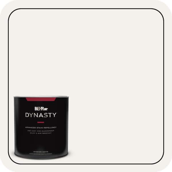 BEHR DYNASTY 1 qt. #PWN-15 Silk Pillow Matte Interior Stain-Blocking Paint & Primer