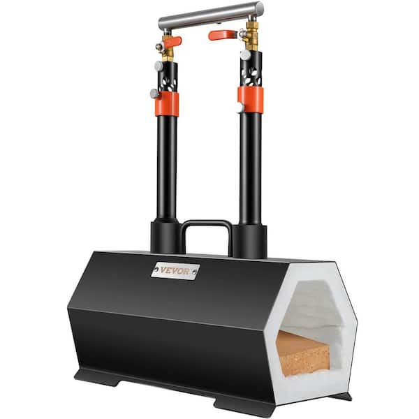 VEVOR Propane Forge Portable Double Burner for Tool and Knife