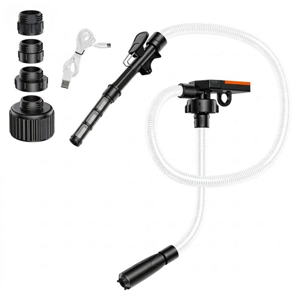 3.8 GPM Plastic Fuel Transfer Pump Auto-Stop Pump with 4 Universal Adapters for Gasoline Diesel Oil price history on PriceWatchPro