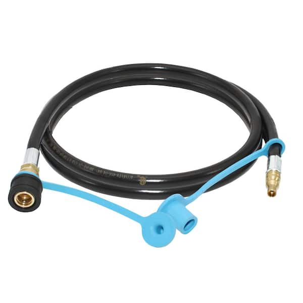 Flame King 72 in. x 1/4 in. I.D. RV, Van, Trailer, Dual Quick Connect LP Gas Only Hose