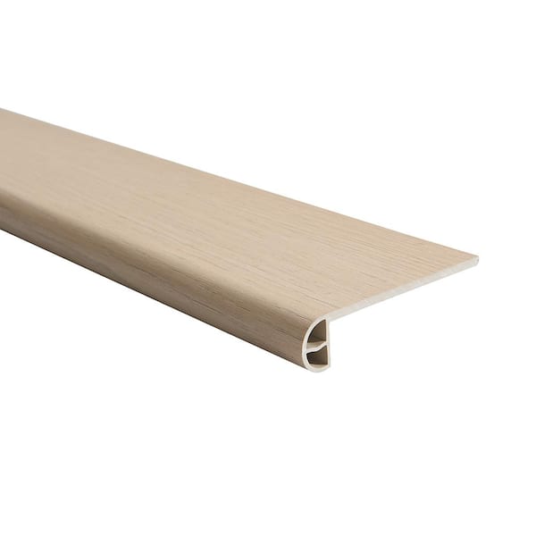 French Oak Shoreline 0.98 in. T x 4.53 in. W x 94.48 in. L Vinyl Flush Stair Nose Molding - Designed for 7mm Plank