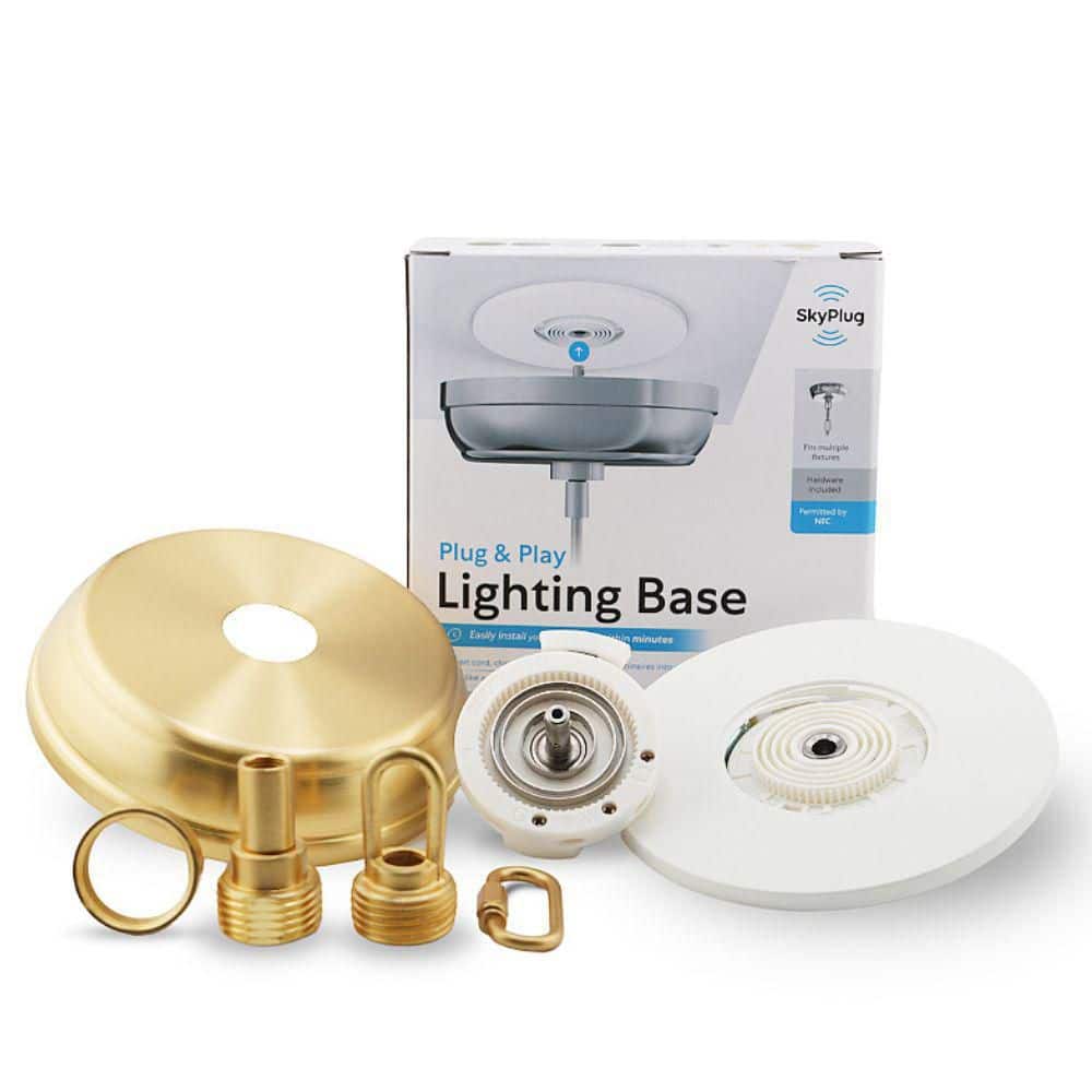 5 in. Modern Gold Plug & Play Lighting Base - Capella price history on PriceWatchPro