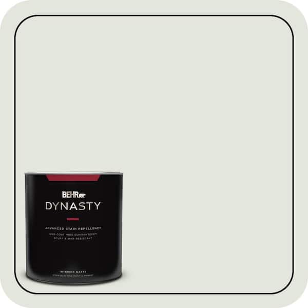 BEHR DYNASTY 1 qt. #BL-W6 Whispering Waterfall Matte Interior Stain-Blocking Paint & Primer
