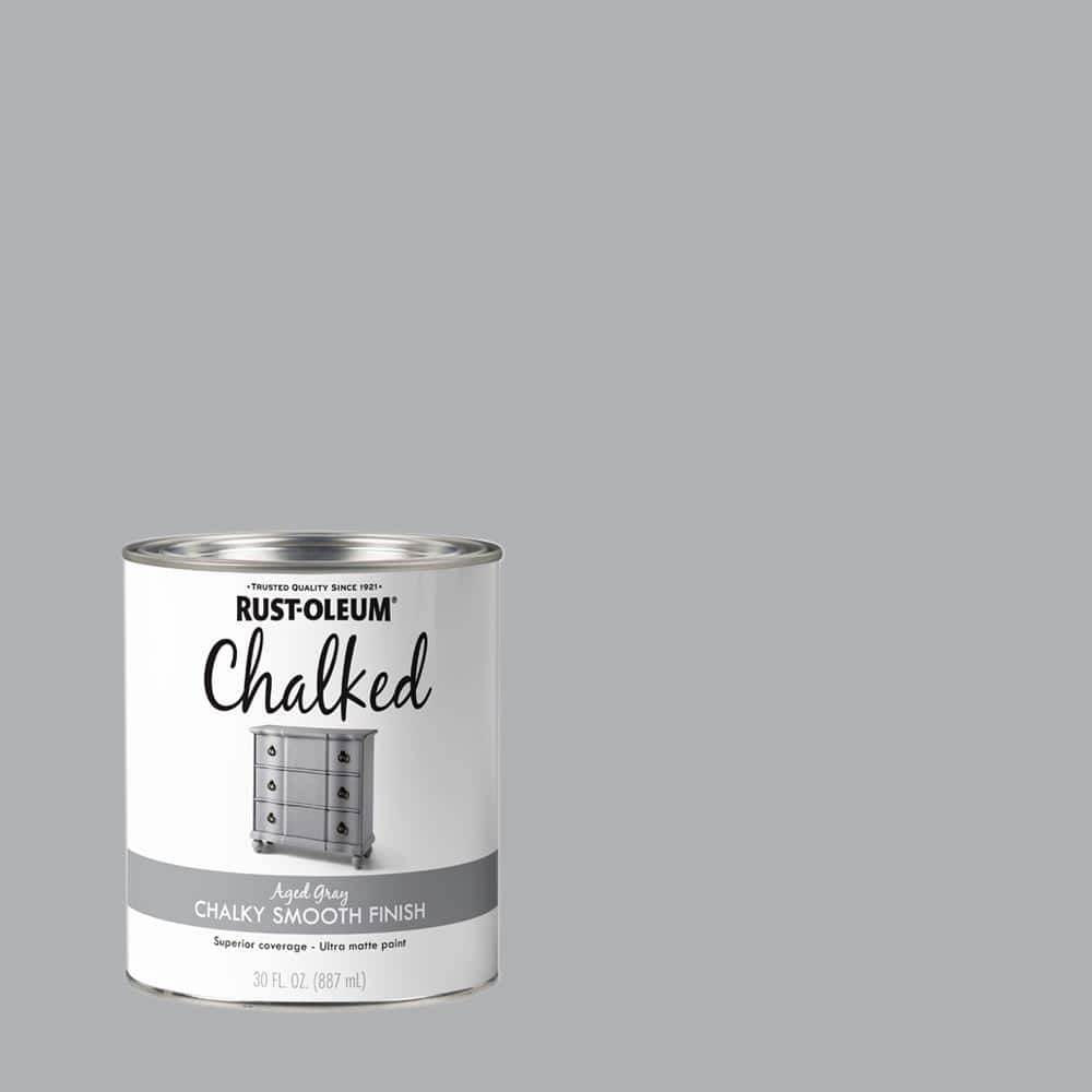 Reviews for Rust-Oleum 30 oz. Ultra Matte Interior Chalked Paint, Aged Gray
