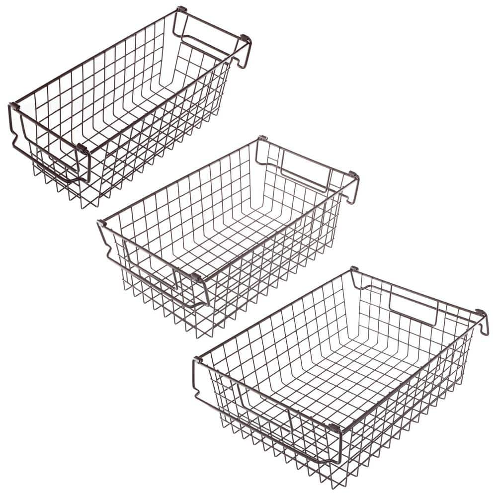 Wire Storage Baskets  Stackable Wire Storage Baskets — Filstorage