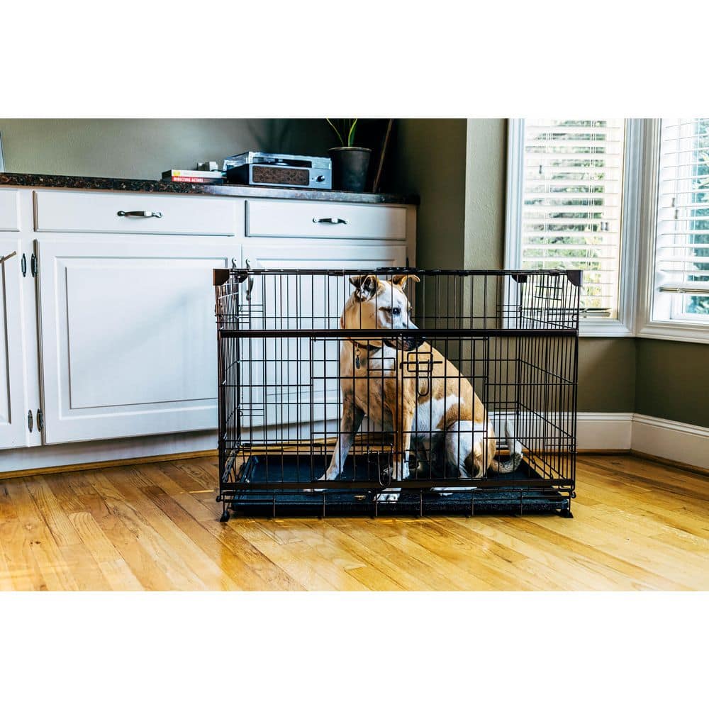 Lucky Dog Dwell Series 36 In Crate With Sliding Door Bronze Finish Zw Ur1510 The Home Depot