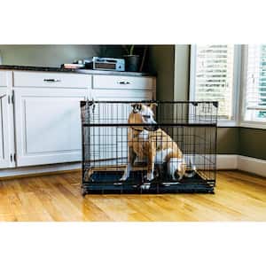Dwell Series 36 in. Crate with Sliding Door - Bronze Finish