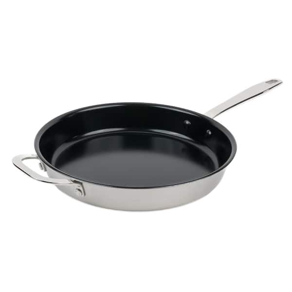 Alva Maestro Nonstick Stainless Steel Frying Pan 11" - Easy to Clean, Oven Safe and Toxin-Free Cookware