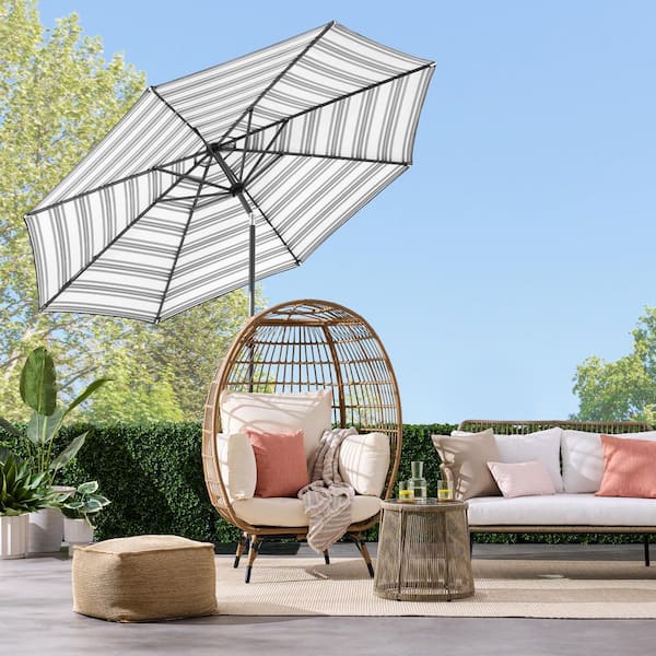 best uv patio umbrella Best Choice Products 10ft Solar LED Lighted Patio Umbrella w/ Tilt Adjustment, UV-Resistant Fabric