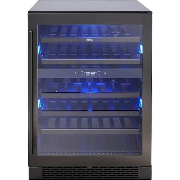 Zephyr Presrv 24 in. 45-Bottle Dual Zone Wine Cooler PRW24C02BBSG - The ...