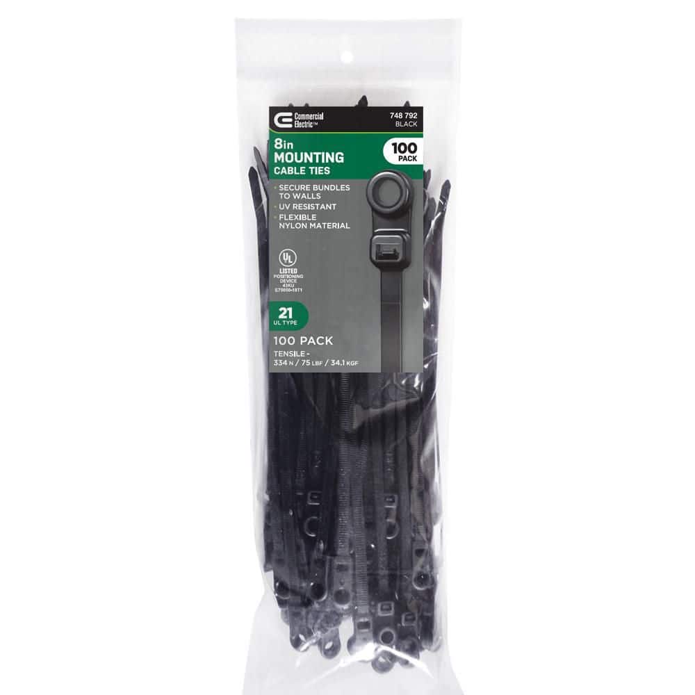 Commercial Electric 8in Mountable 75lb Tensile Strength UL 21