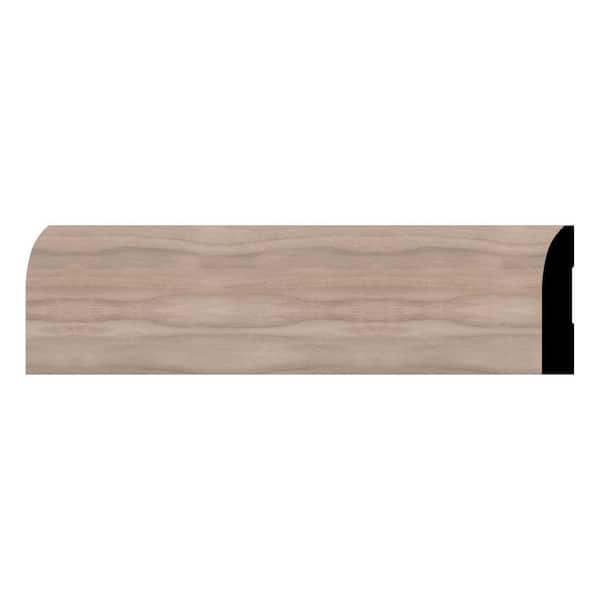 WM713 0.56 in. D x 3.25 in. W x 96 in. L Wood Walnut Baseboard Moulding