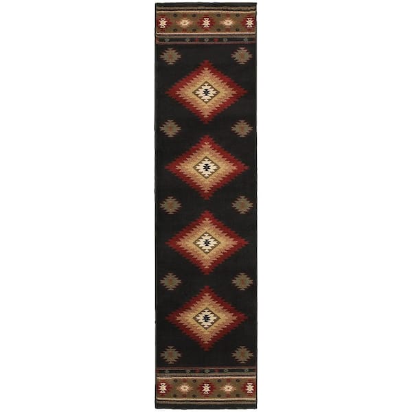 Home Decorators Collection Catskill Brown 2 ft. x 8 ft. Runner Rug
