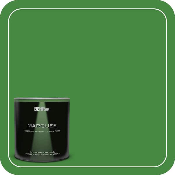BEHR MARQUEE 1 qt. #T12-9 Level Up Semi-Gloss Enamel Exterior Paint & Primer