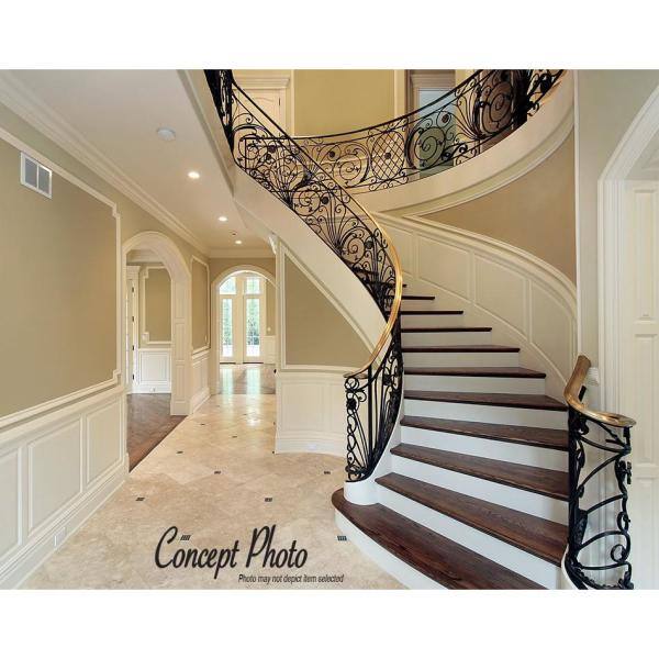 6 in Long Primed White Polyurethane Panel Moulding Sample