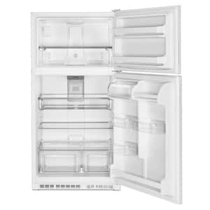 21 cu. ft. Top Freezer Refrigerator in White