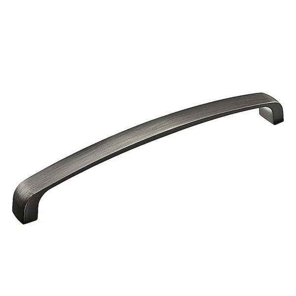 Woburn Collection 6-5/16 in. (160 mm) Modern Antique Nickel Curved Cabinet Bar Pull