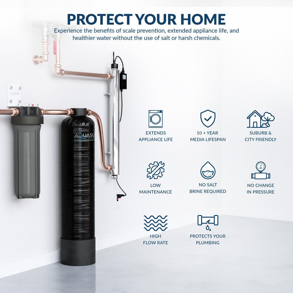 AquaSure Triple-Stage Whole House Water Filtration System