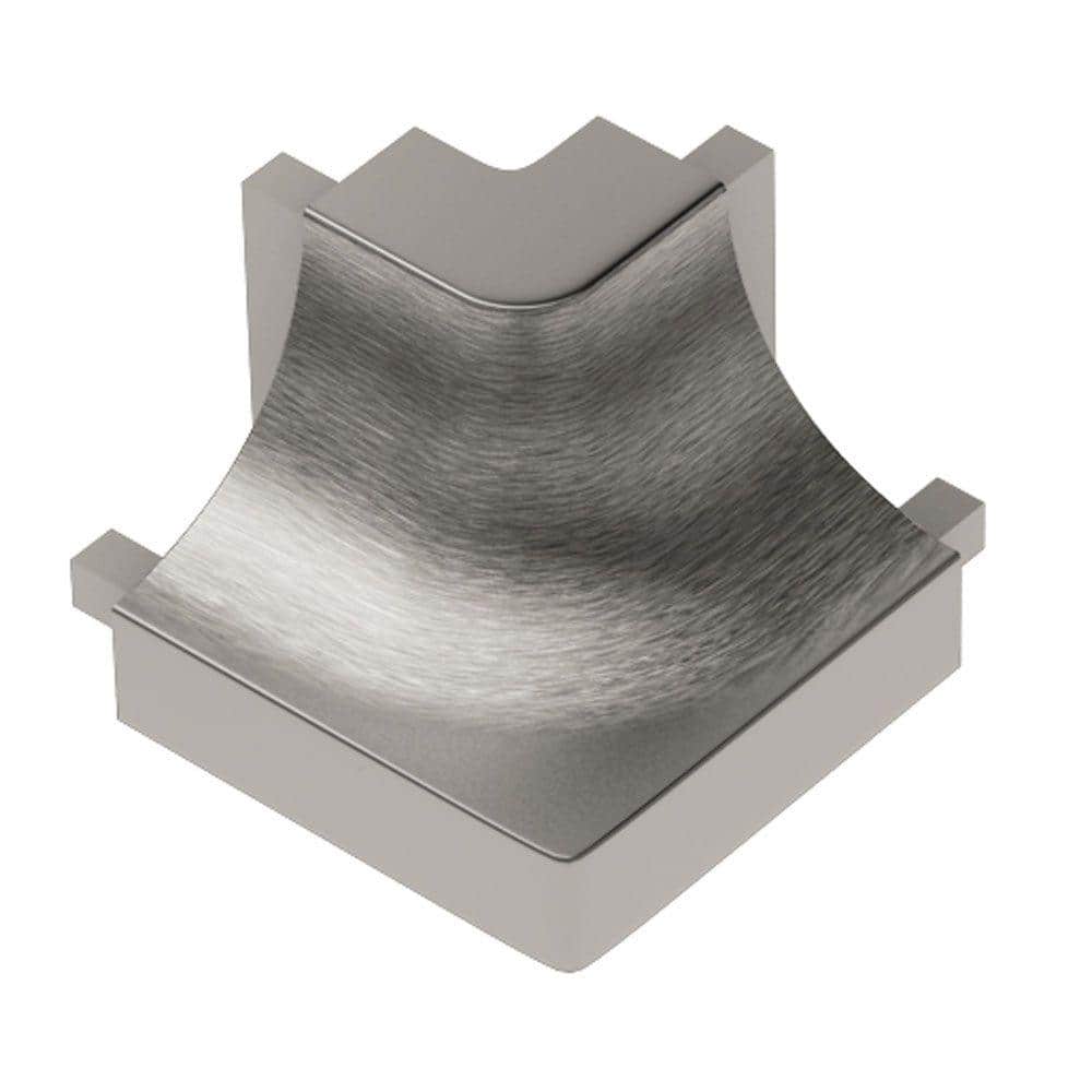 Dilex-AHK Brushed Nickel Anodized Aluminum 1/2 in. x 1 in. Metal 90 Degree Outside Corner price history on PriceWatchPro