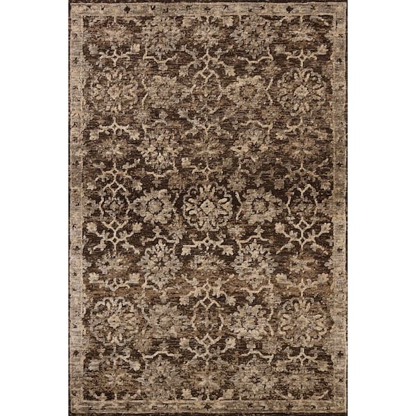 Percival Bark / Pebble 5 ft. x 7 ft. 6 in. Traditional Area Rug