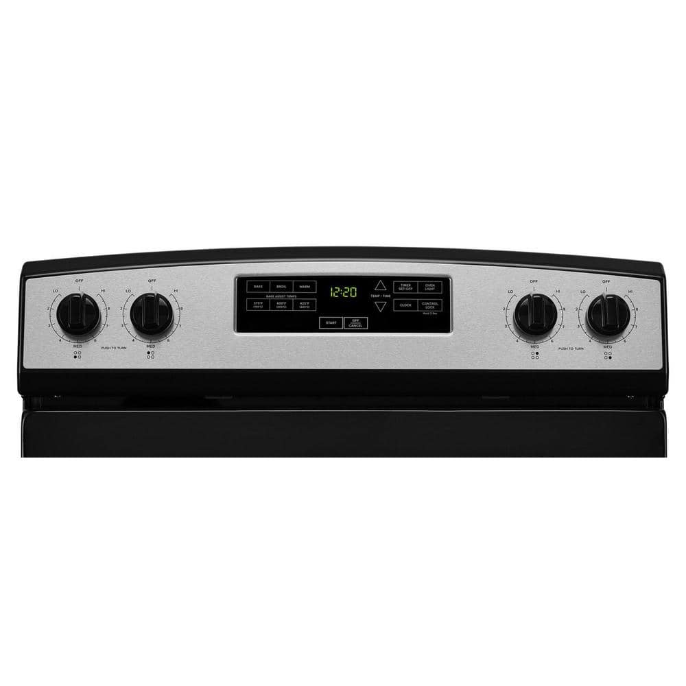 30-Inch Stainless Steel Freestanding Electric Range with Storage Drawer