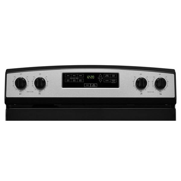 Amana 30 in. 4-Element Freestanding Electric Range in Stainless