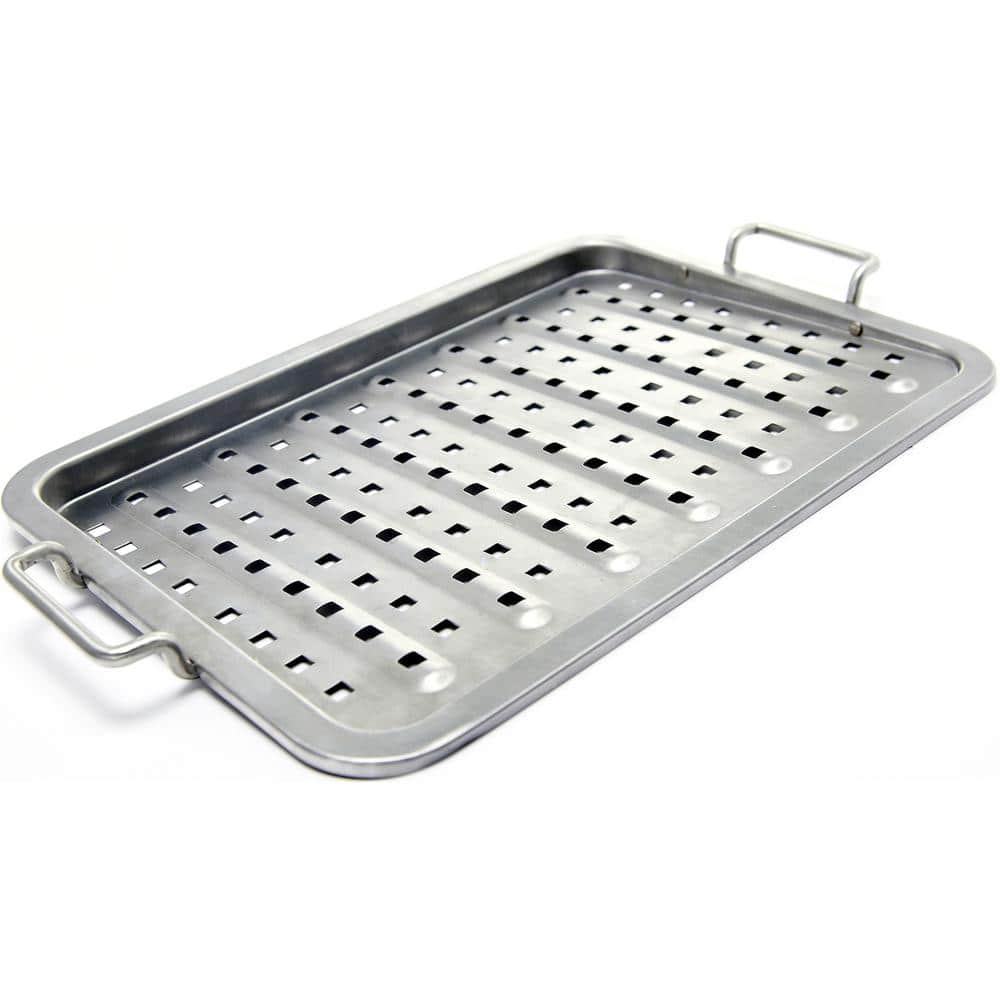 Flat Stainless Steel Grill Topper Cooking Accessory