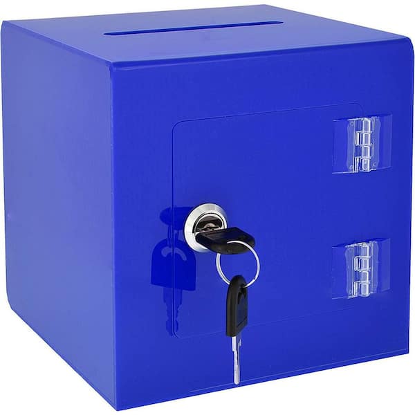 AdirOffice Acrylic suggestion Box with Easy Open Rear Door (2-Pack)