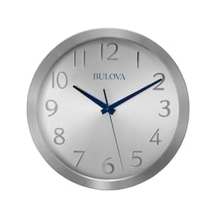 9.84 in. H x 9.84 in. W Wall Clock with Metal Frame