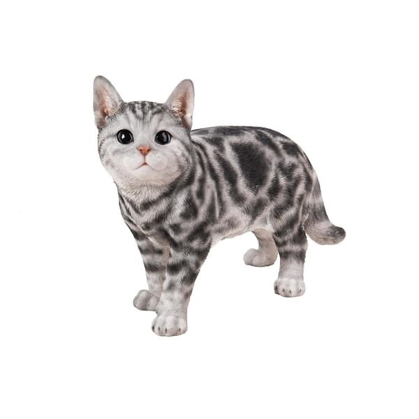 HI-LINE GIFT LTD. American Shorthair Cat Standing Statue