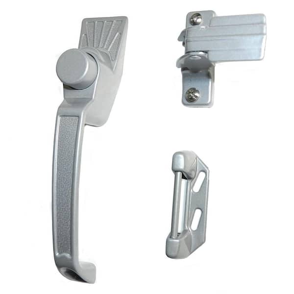 Barton Kramer Silver Aluminum Screen Door Handle Set Latches