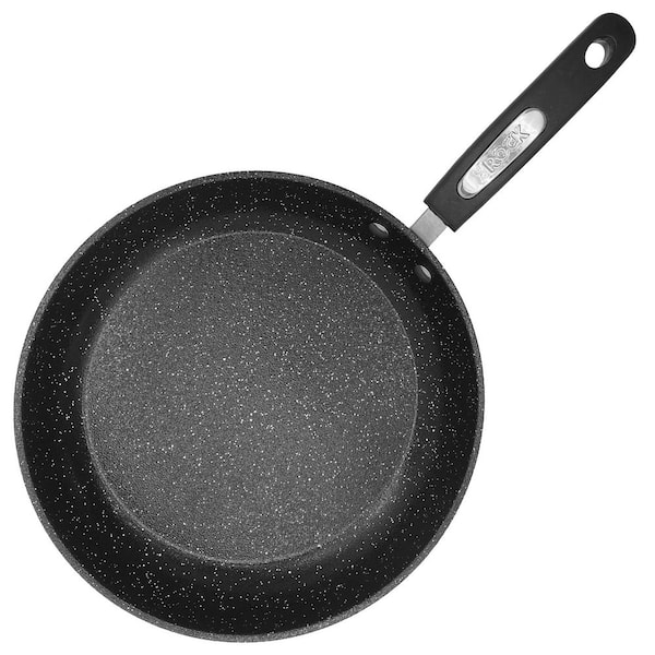 Terra Black Marble 10 in. Aluminum Nonstick Frying Pan with Bakelite Handle