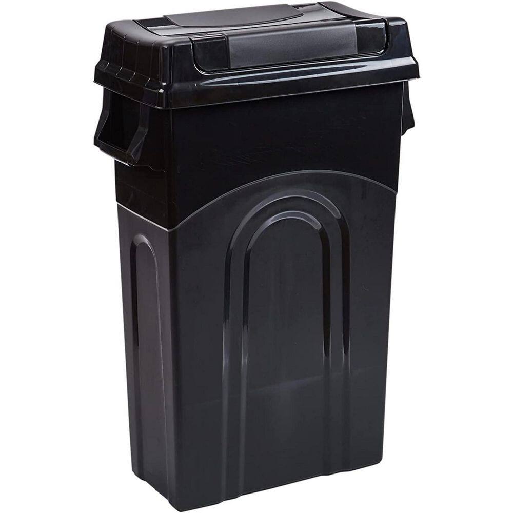 Trash Can Rotation Sheet 23 Gal. Black Belt Rotation Cover Waste Container Trash Can B09HN2XJRX ...