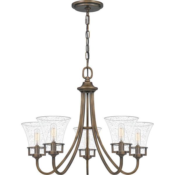 NEW Commercial Electric 5-Light "Transitional Style" Chandelier Bronze Finish 