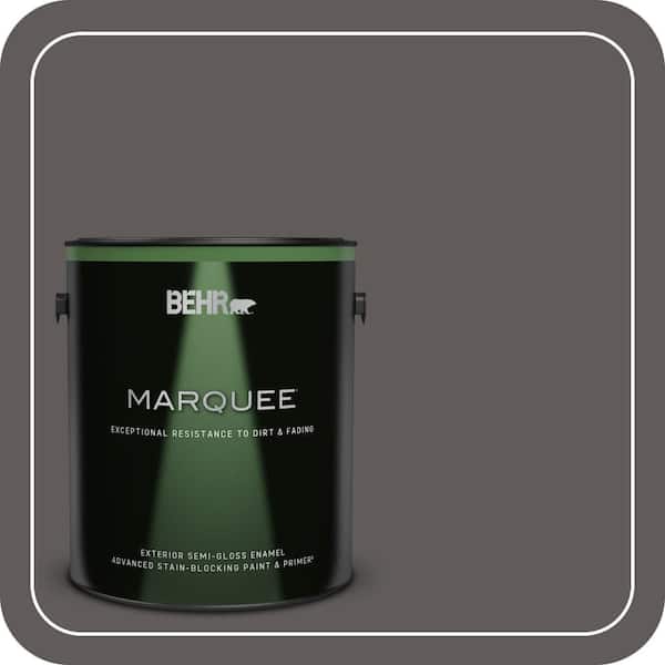 BEHR MARQUEE 1 gal. #PPU18-19 Intellectual Semi-Gloss Enamel Exterior Paint & Primer