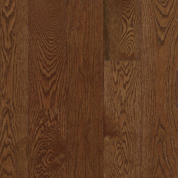 Bruce Take Home Sample - American Originals Deep Russet Oak 3/8 in. T x 5 in. W T+G Smooth Engineered Hardwood Flooring