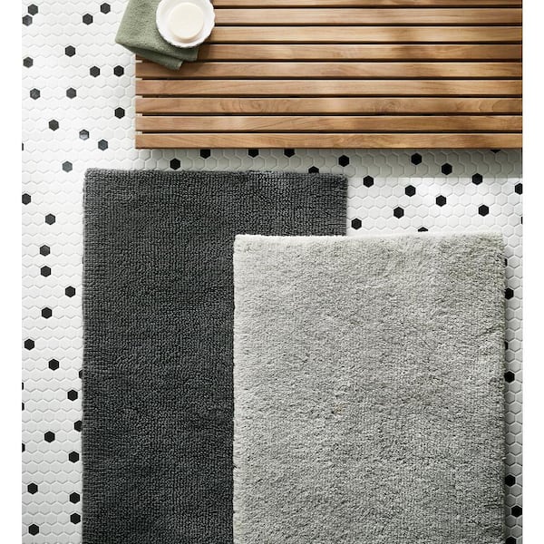 Natural Beige Teak Indoor and Outdoor Shower/Bath Mat 31.4 in. x 19.6 in.