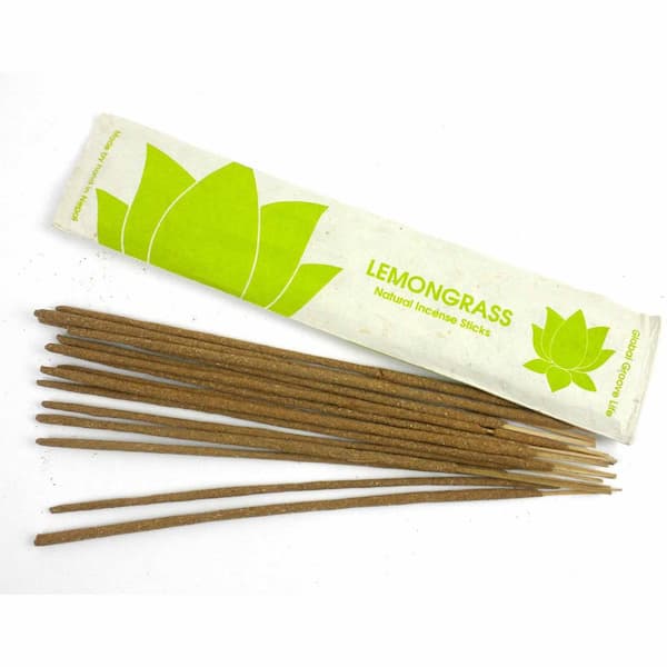 Global Craft All-Natural Brown Lemongrass Stick Incense (2-Packs)