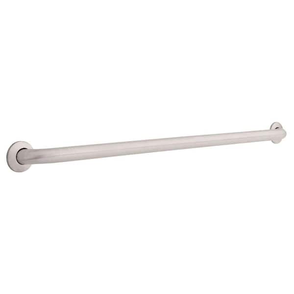 Safety First 42 in. x 1-1/2 in. Concealed Screw Grab Bar in Stainless Steel-DISCONTINUED