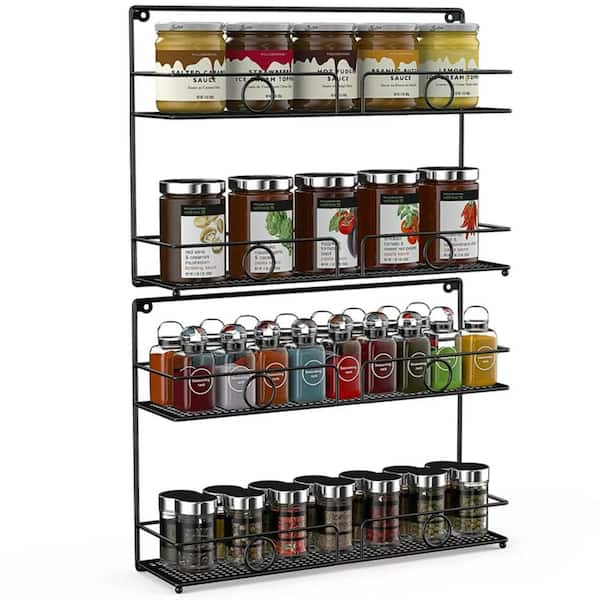  Vertical Spice - Cabinet Mounted Spice Rack Organizer