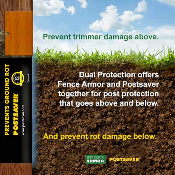 Pro-Sleeve 3 in. x 3 in. or 3.5 in. Dia Rot Protection - Fence and Post Protection (10-Pack)