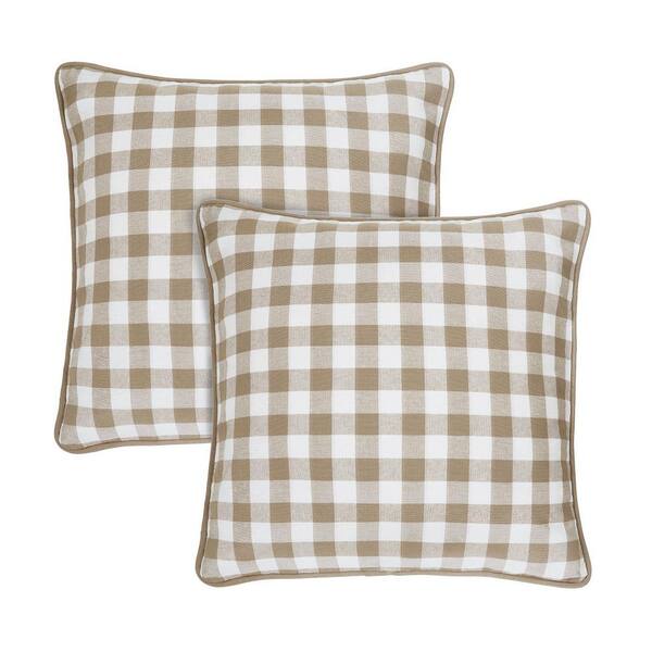 buffalo check throw pillows