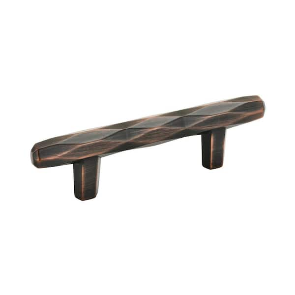 Amerock St. Vincent 3 in. (76mm) Modern Oil-Rubbed Bronze Bar Cabinet Pull