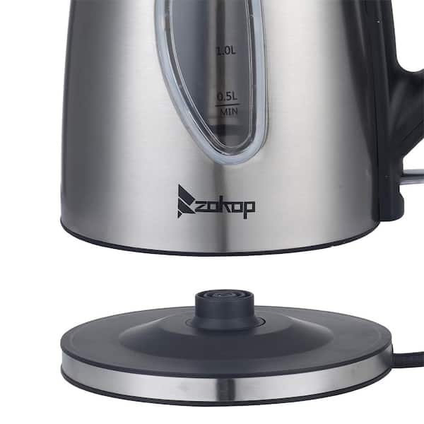 Winado 7.5-Cup Glass and Stainless Steel Electric Kettle 408792541693 - The  Home Depot